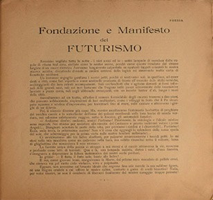 Manifesto del Futurismo su Poesia