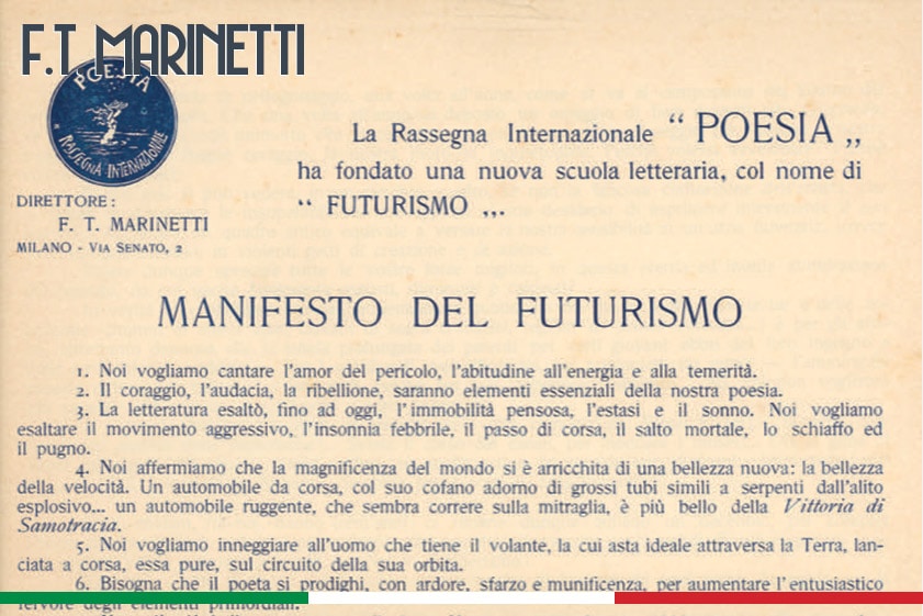 115 anni fa nasceva il Futurismo