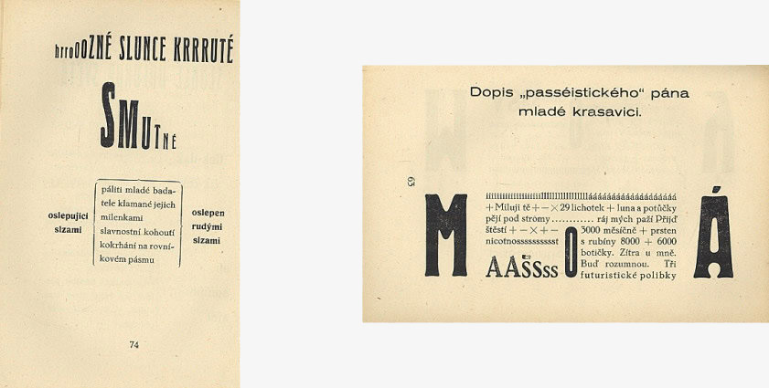 Osvobozena slova - Pagine interne