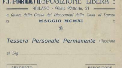 La prima mostra dei futuristi