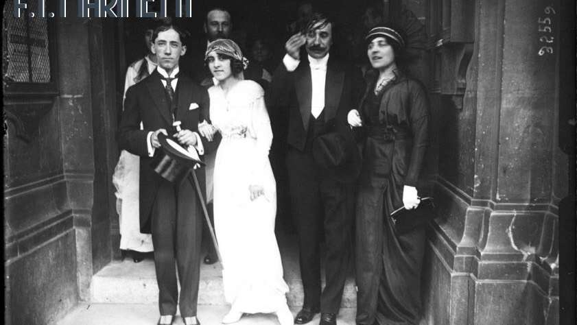 Marinetti testimone di nozze