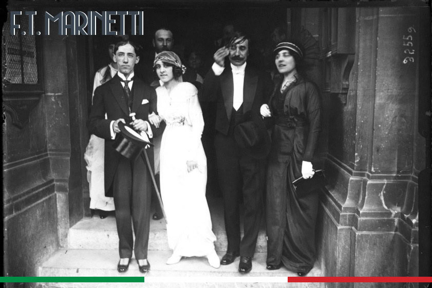 Marinetti testimone di nozze