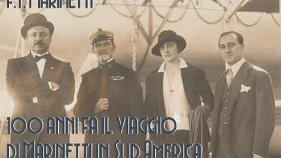 100 anni fa il viaggio di Marinetti in Sud America